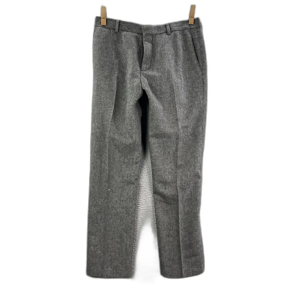 Banana Republic Tailored Slim Fit Dress Pants Mens 32x30 Wool Minimalist Oﬃce